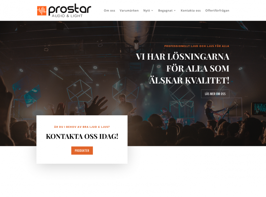 Prostar.nu är publicerad