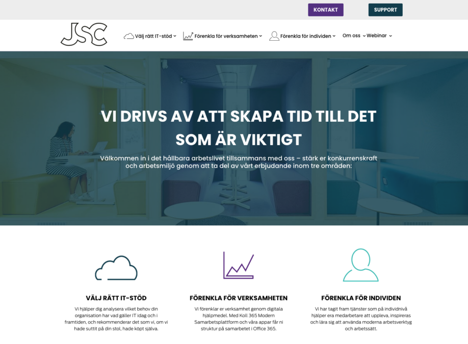 Ny hemsida till JSC